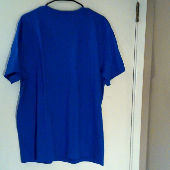 NEW NIKE SPORTSWEAR "Swoosh Logo Tee" MEN'S BLUE WHITE T-SHIRT XL DC9955-480 - Picture 5 of 6